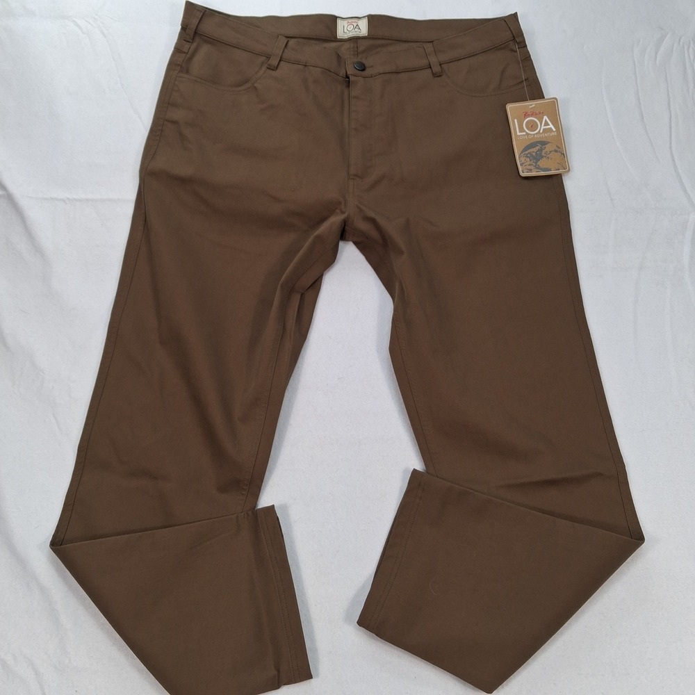 RailRiders Pants Mens 40 Adirondack Dark Khaki Stretch Hiking Outdoor NEW
